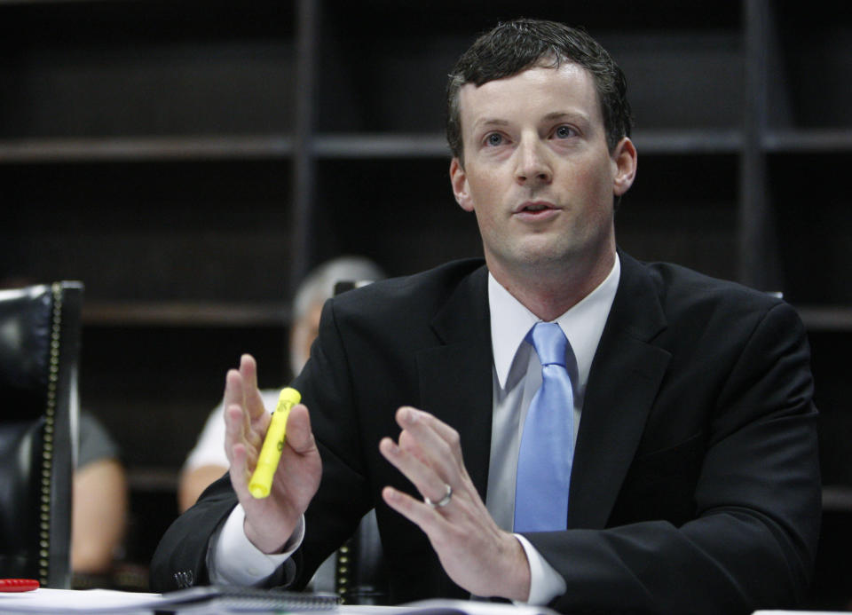 Patrick Wyrick, then Oklahoma state solicitor general, in 2011. (AP Photo/Sue Ogrocki)