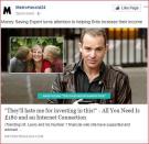 Martin Lewis is a British journalist, TV presenter and Ralph Nader-esque