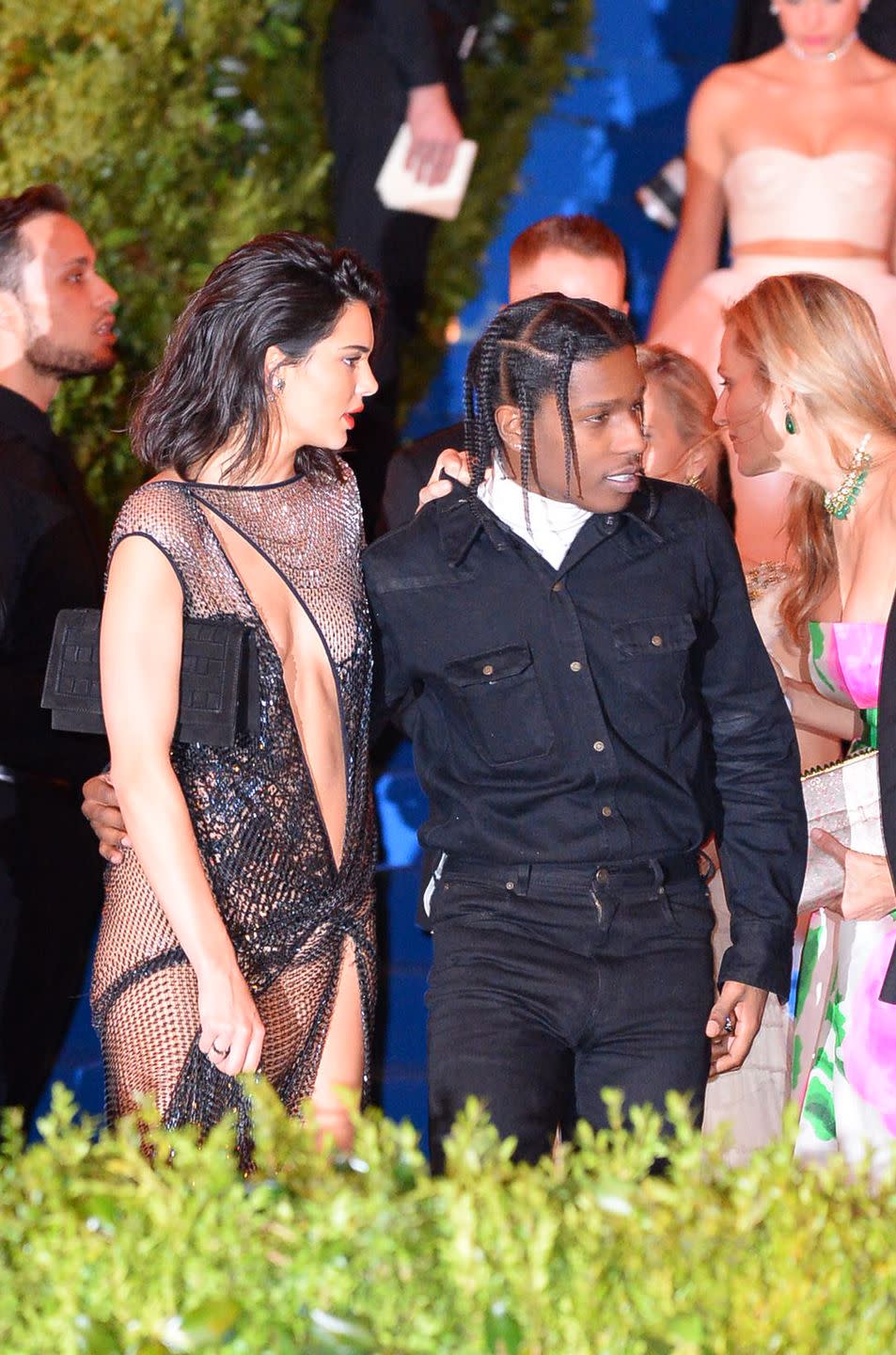 Then: Kendall Jenner & A$AP Rocky