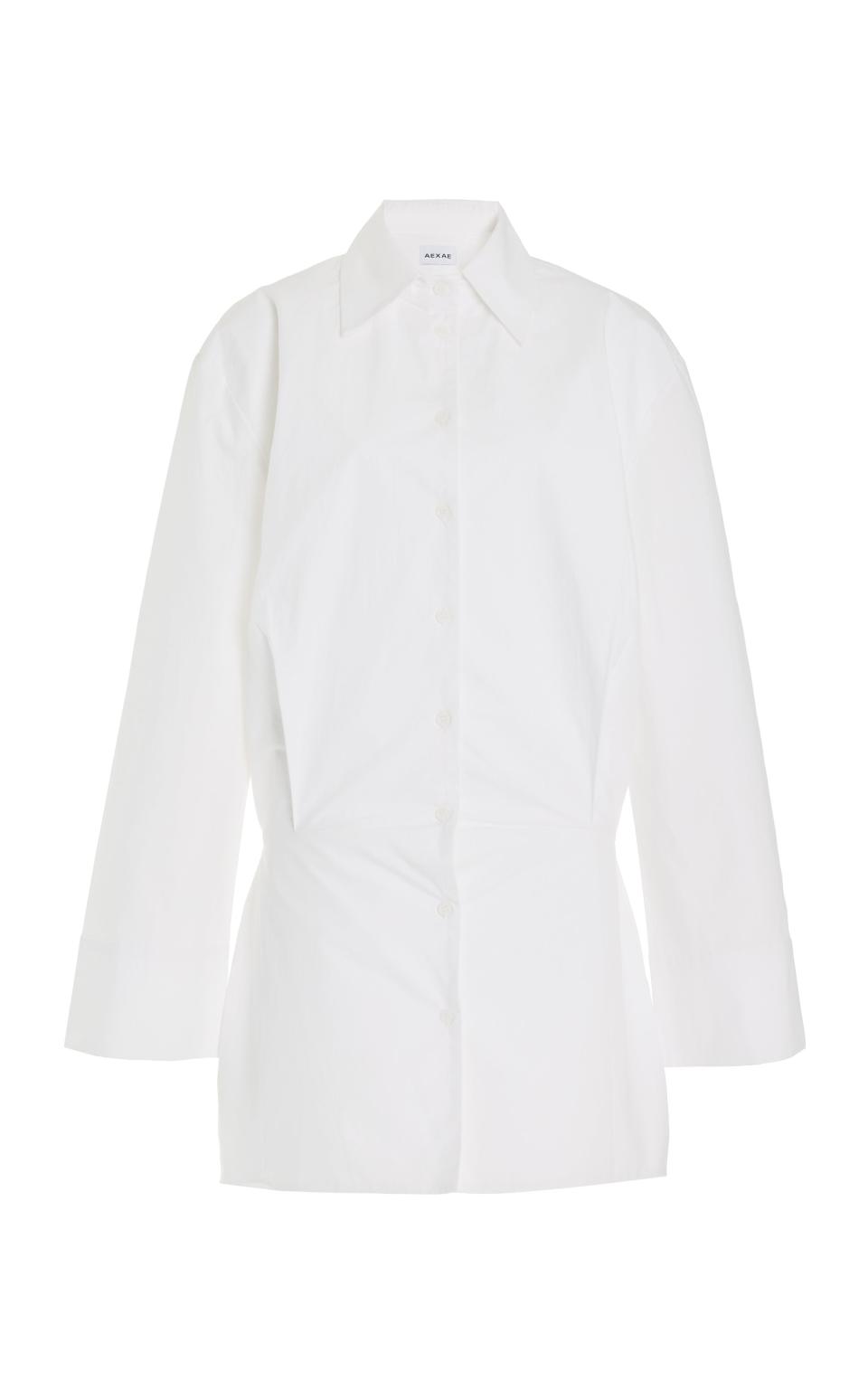 <p><a href="https://go.redirectingat.com?id=74968X1596630&url=https%3A%2F%2Fwww.modaoperandi.com%2Fwomen%2Fp%2Faexae%2Fcotton-shirt-dress%2F587616&sref=https%3A%2F%2Fwww.harpersbazaar.com%2Ffashion%2Fstreet-style%2Fg7872%2Ffall-autumn-outfits%2F" rel="nofollow noopener" target="_blank" data-ylk="slk:Shop Now;elm:context_link;itc:0;sec:content-canvas" class="link ">Shop Now</a></p><p>Oversized Cotton Mini Shirt Dress</p><p>modaoperandi.com</p><p>$350.00</p><span class="copyright">MODA OPERANDI</span>