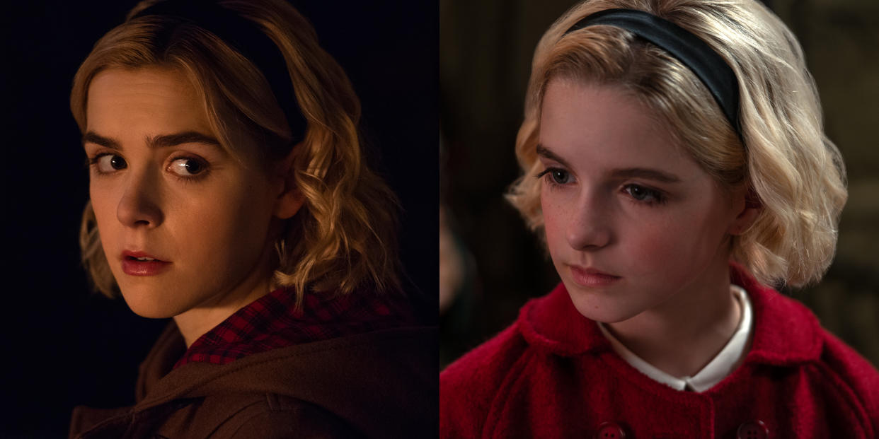 McKenna Grace and Kiernan Shipka (Netflix)