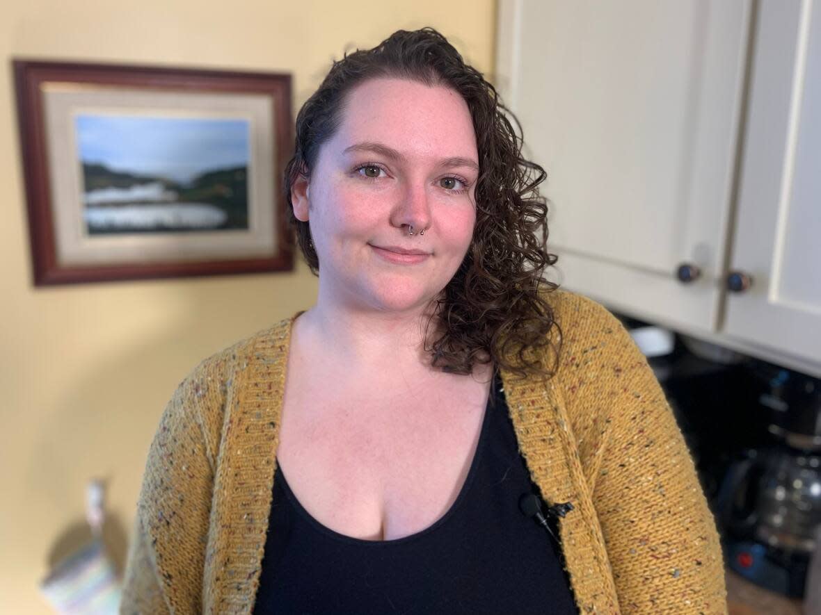 Bethany MacKenzie, who works at an art gallery in Port Union, says finding housing in the area has proven difficult. (Darrell Roberts/CBC - image credit)