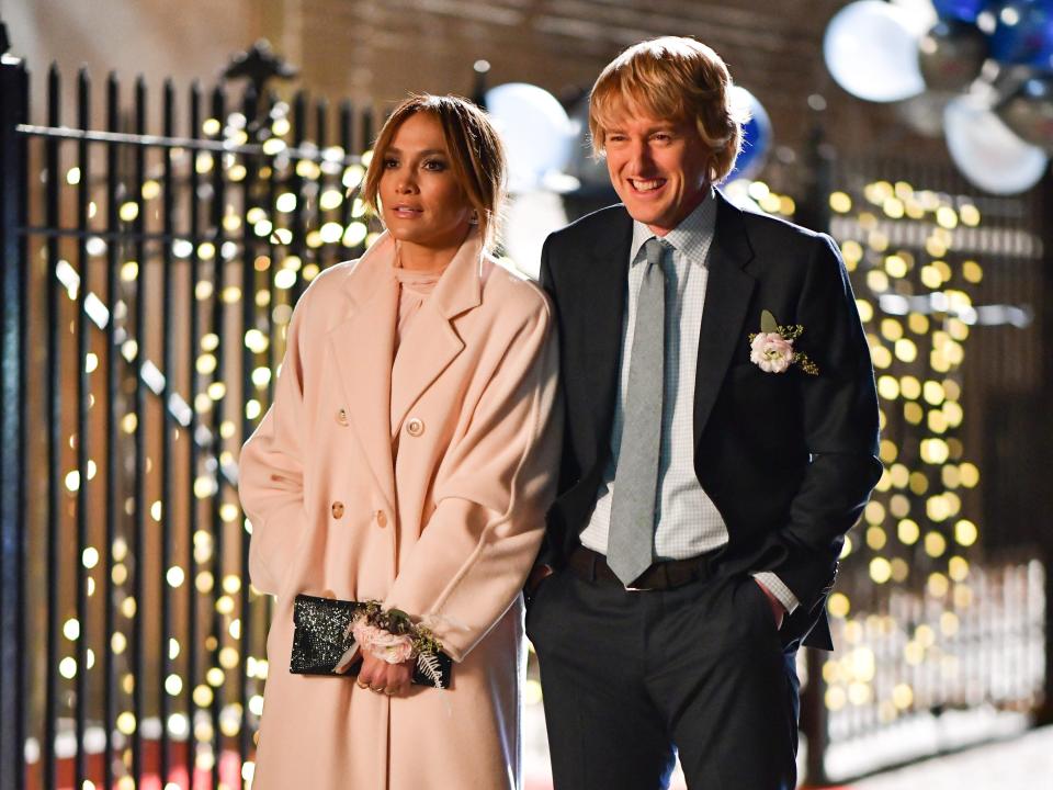 Jennifer Lopez and Owen Wilson