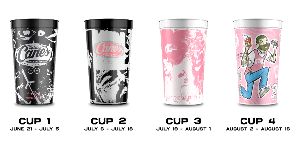 Raising Cane's and Post Malone have teamed up to create limited-edition collector's cups.