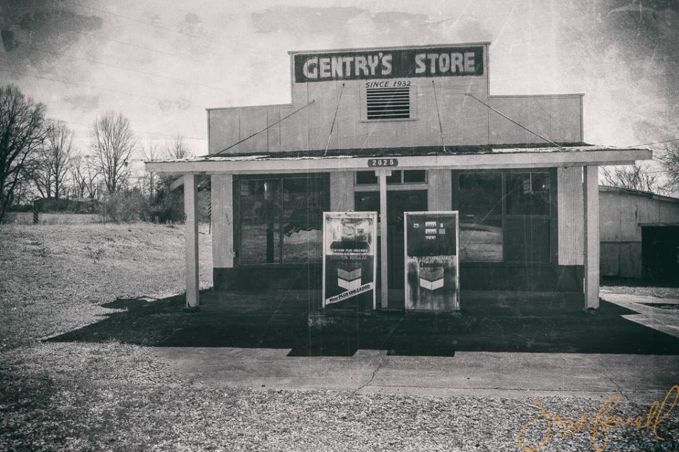A picture of the former Gentry's Store in Oktibbeha County taken by Tennessee photographer Jay Farrell. Farrell has traveled around the South and taken pictures of abandoned buildings, which he has published in a series of books.