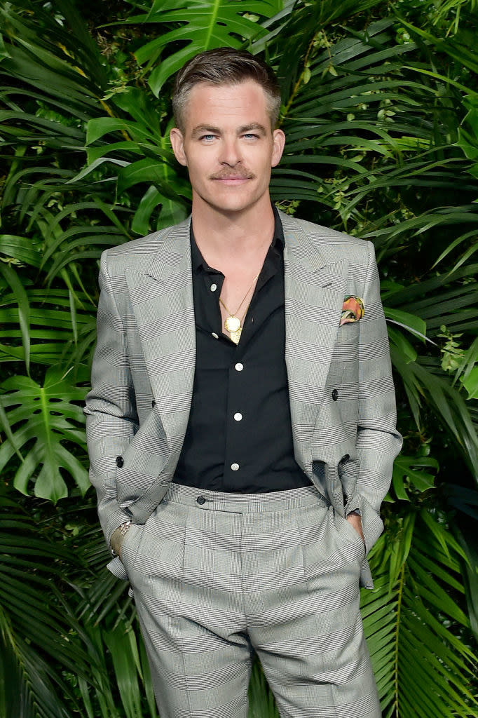 Pine at the CHANEL pre-Oscar dinner in 2020