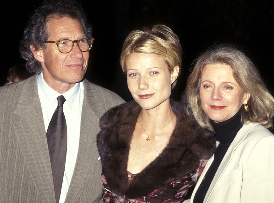 Bruce Paltrow, Gwyneth Paltrow and Blythe Danner 