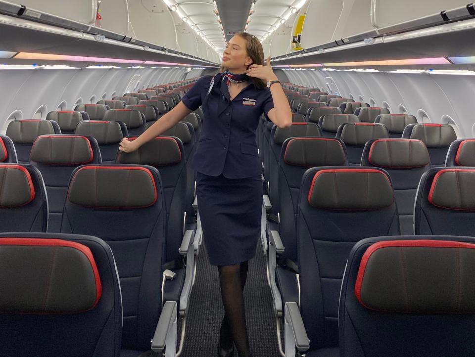 Leah flight attendant