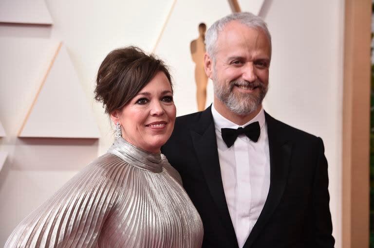 La actriz junto a su esposo, en una ceremonia de los premios Oscar