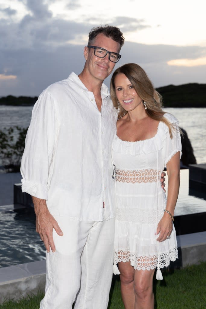 Ryan and Trista Sutter on vacation for her 50th birthday in November 2022. Getty Images for Sandals Resorts