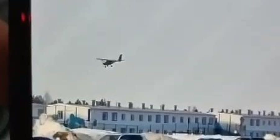 The UAV was a few seconds before hitting the Shahed assembly plant in Tatarstan