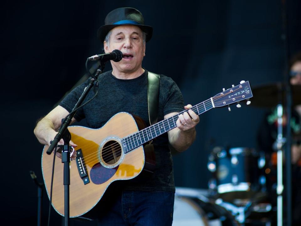 Paul Simon suffered hearing loss in one ear back in 2023 (Getty Images)