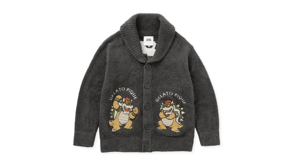 2024【SUPER MARIO™️】【UNISEX】BABY MOCO JACQUARD SHAWL CARDIGAN