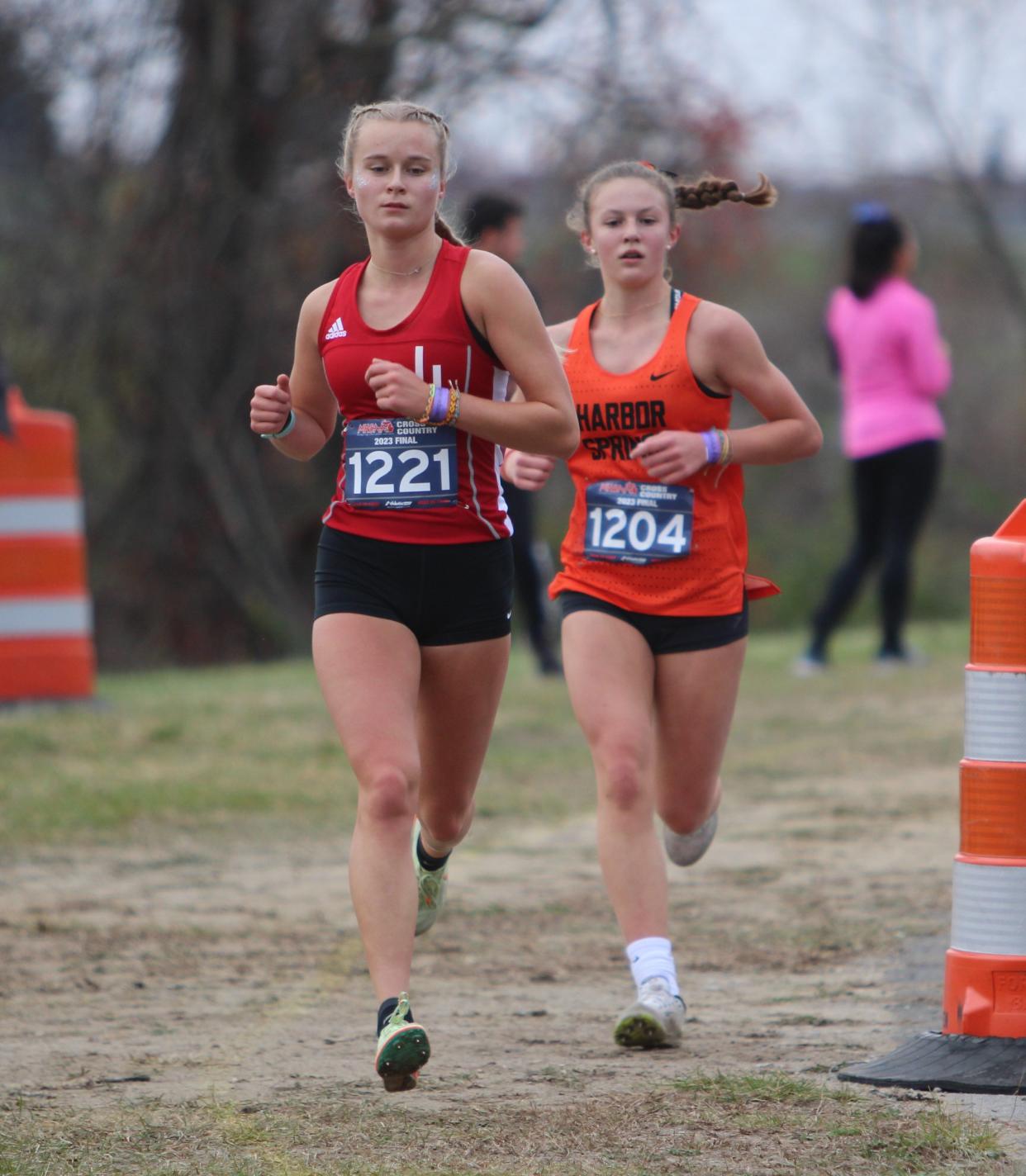 Allie Nowak (left) has been one of the top athletes for one of the best girls track and field teams in Divison 4.