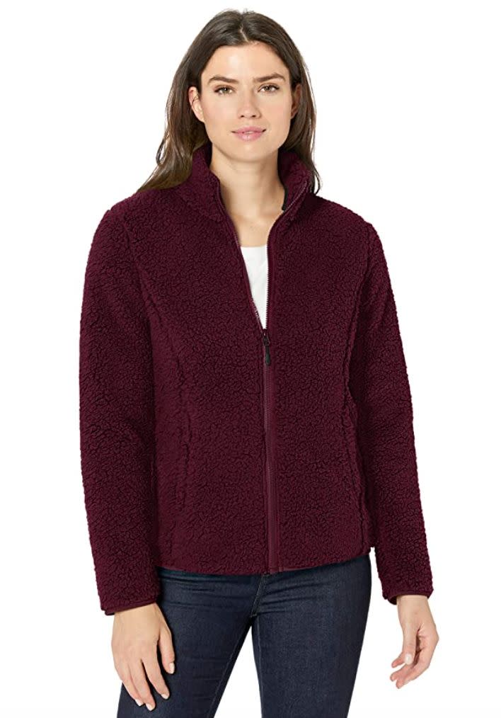 This jacket comes in sizes XS to XXL. <a href="https://amzn.to/3kMMi17" target="_blank" rel="noopener noreferrer">Find it for $30 at Amazon</a>. Prices may vary depending on the size and color.