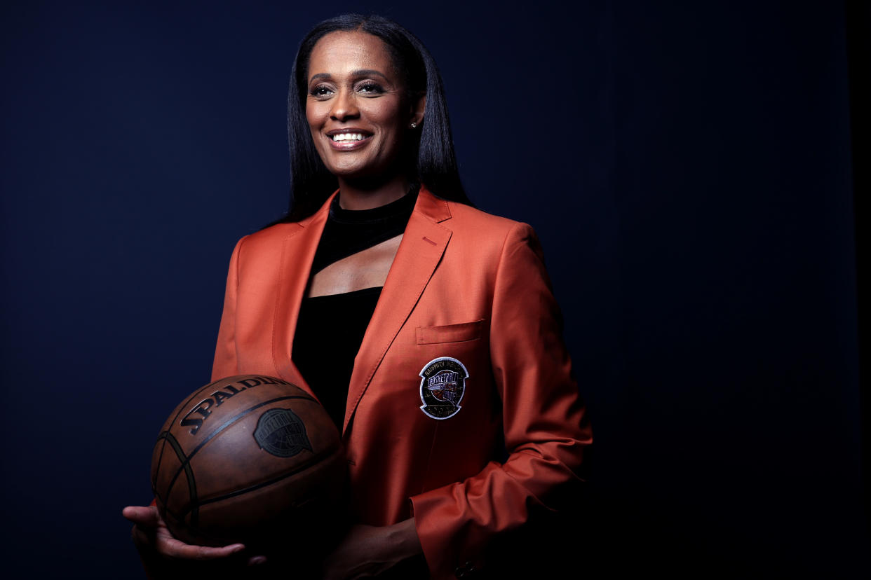 UNCASVILLE, CONNECTICUT - SEPTEMBER 09: Swin Cash poses for a portrait during the 2022 Basketball Hall of Fame Enshrinement Tip-Off Celebration & Awards Gala at Mohegan Sun on September 09, 2022 in Uncasville, Connecticut. (Photo by Maddie Meyer/Getty Images)