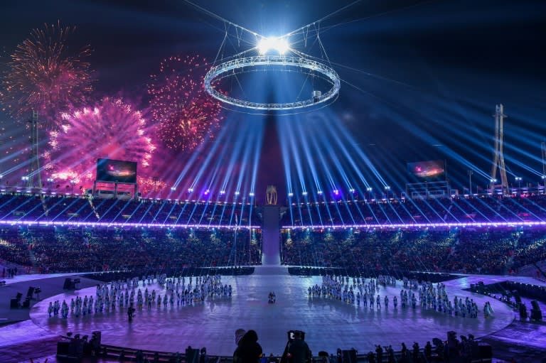 The Pyeongchang Winter Olympics were declared open in a glittering but sub-zero ceremony