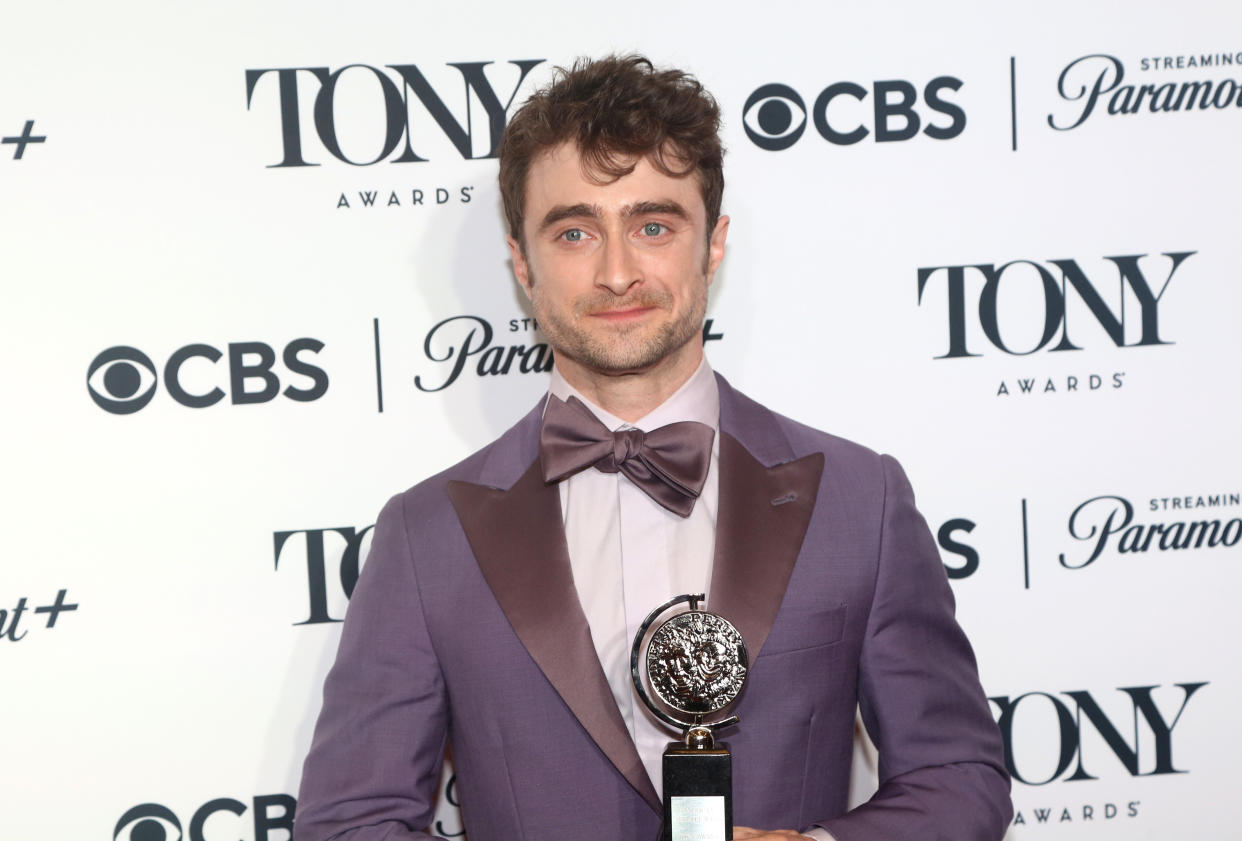 Daniel Radcliffe, ganador del premio Tony al Mejor Actor en un musical por “Merrily We Roll Along