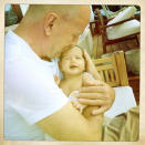 Celebrity photos: Bruce Willis’ wife Emma Heming-Willis tweeted this gorgeous photo of Bruce with their baby, Mabel Ray. Emma captioned the photo: “A beautiful day in Budapest with the loves of my life. Daddy and Mabel cracking each other up." She then continued: “Being a great dad is in his DNA.” Aw!