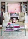 <p>Try incorporating pink for a touch of cheerfulness. Design by <a href="https://deringhall.com/interior-designers/jennifer-barron-interiors" rel="nofollow noopener" target="_blank" data-ylk="slk:Jennifer Barron Interiors;elm:context_link;itc:0;sec:content-canvas" class="link ">Jennifer Barron Interiors</a>.</p>