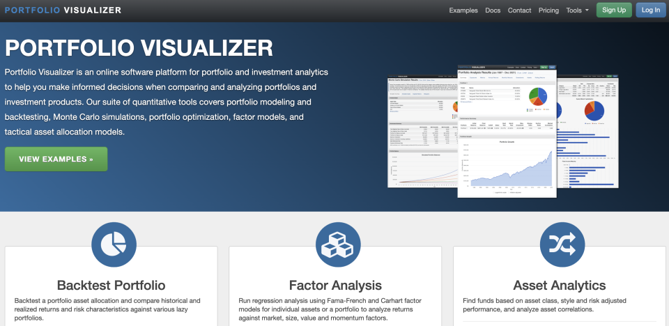 SmartAsset: Portfolio Visualizer Tool Options for Financial Advisors