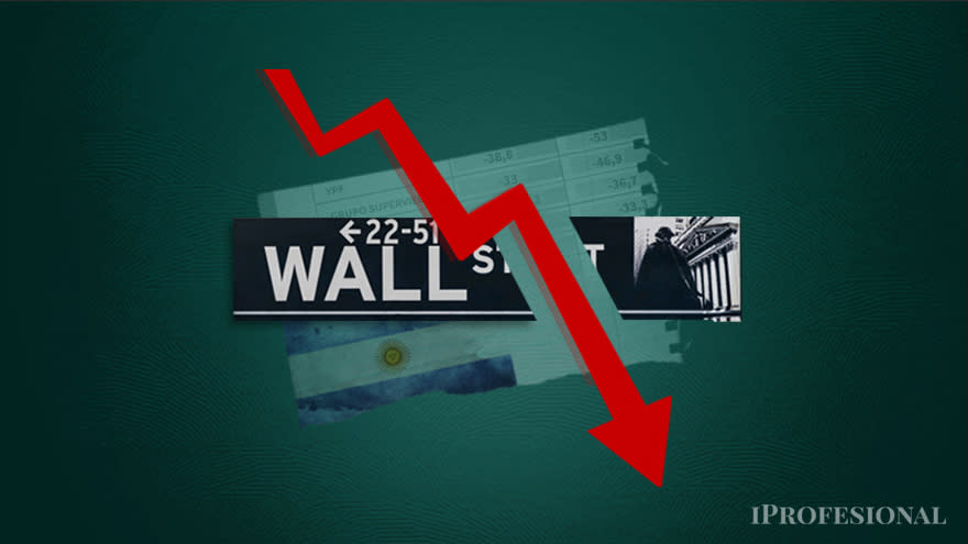 Este jueves, las acciones argentinas volvieron a hundirse en Wall Street.