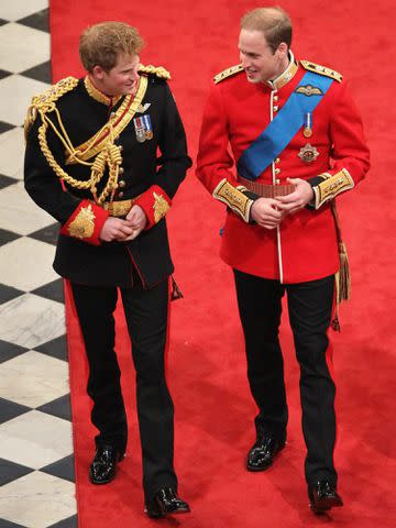 Andrew Milligan/Getty Prince Harry and Prince William