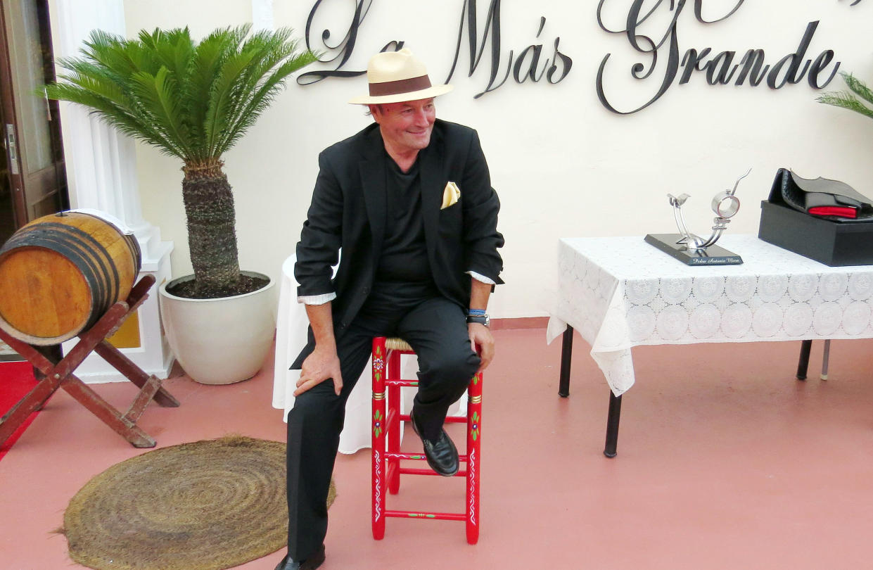 CHIPIONA, SPAIN - JULY 15:  Amador Mohedano attends the opening of 'La Mas Grande', a club that pays homage to Rocio Jurado  on July 15, 2015 in Chipiona, Spain.  (Photo by Europa Press/Europa Press via Getty Images)