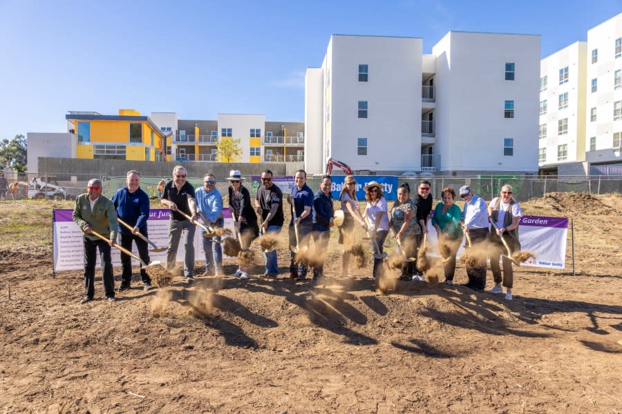 A groundbreaking ceremony for the Linda Vista Garden was held on Sunday, Dec. 17, 2023. (City of San Diego)