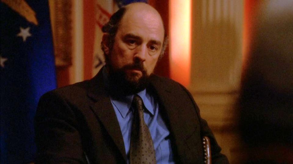 Richard Schiff as Toby Ziegler on The West Wing.