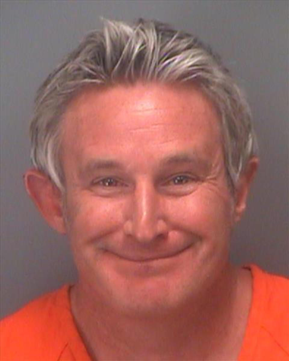 CORRECTS TO BROTHER OF ONE OF IRIZARRY'S PARTNER NOT ACTUAL PARTNER This booking photo provided by the Pinellas County Sheriff's Office in August 2022 shows Michael Zoumberos. Zoumberos is the brother of one of Jose Irizarry’s former partners who partied and traveled around the world with DEA agents. He was jailed in March after refusing to testify to a federal grand jury investigating misconduct in the DEA. "I didn’t do anything wrong, but I’m not going to talk about my brother,” Zoumberos told AP. (Pinellas County Sheriff's Office via AP)