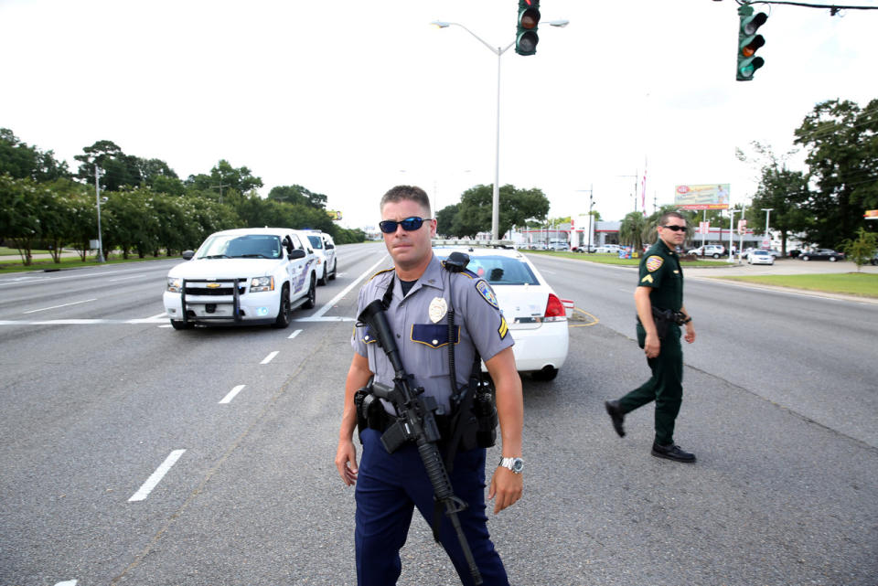 Several police officers shot in Baton Rouge