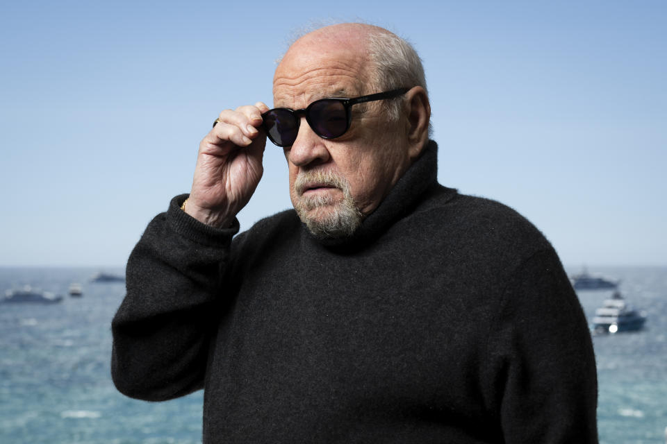 Director Paul Schrader poses for portrait photographs for the film 'Oh, Canada', at the 77th international film festival, Cannes, southern France, Friday, May 17, 2024. (Photo by Scott A Garfitt/Invision/AP)