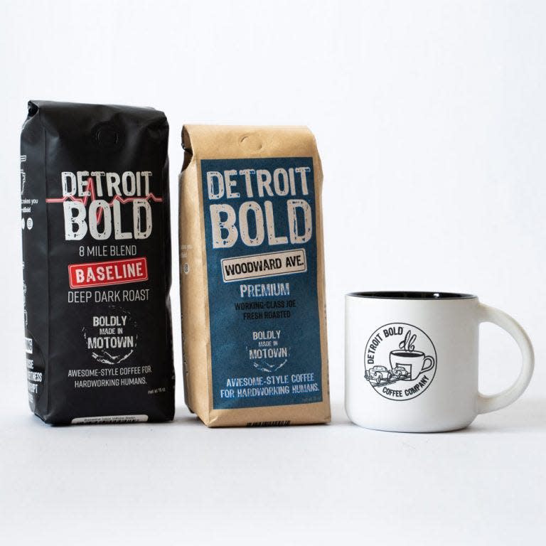 Detroit Bold coffee varieties have Detroit themes.