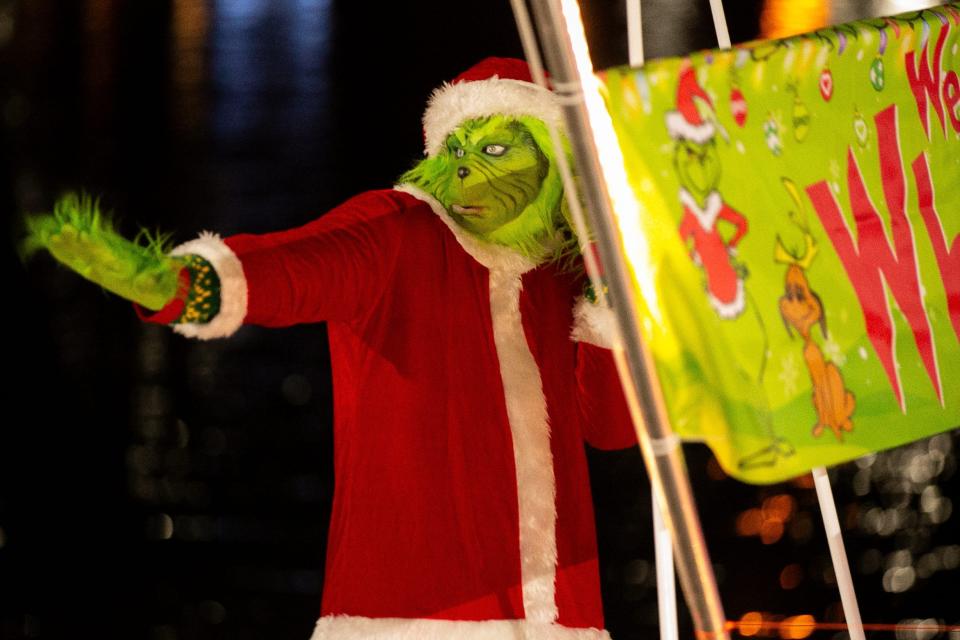 The Grinch often makes appearances during the holiday season, but photographers warn about profitable photo shoots.