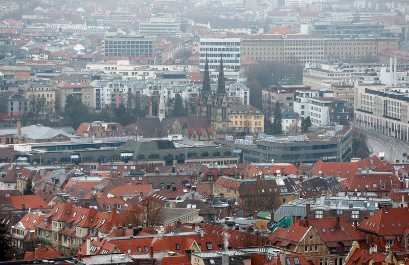 FILE PHOTO: General view at downtown Stuttgart