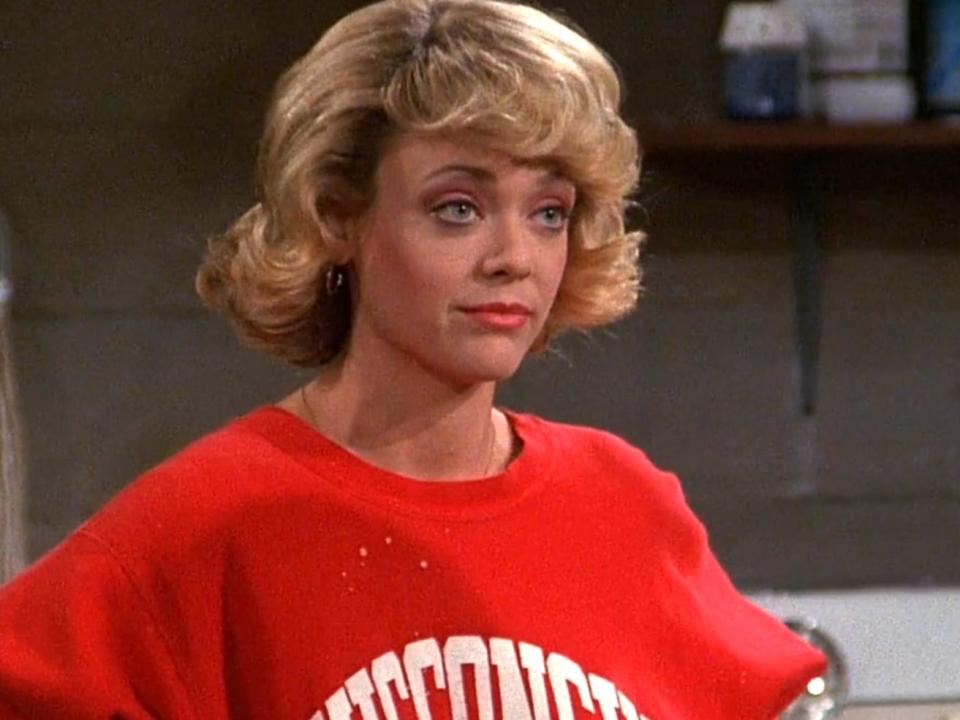 Lisa Robin Kelly as Laurie on season one, episode two of "That '70s Show."