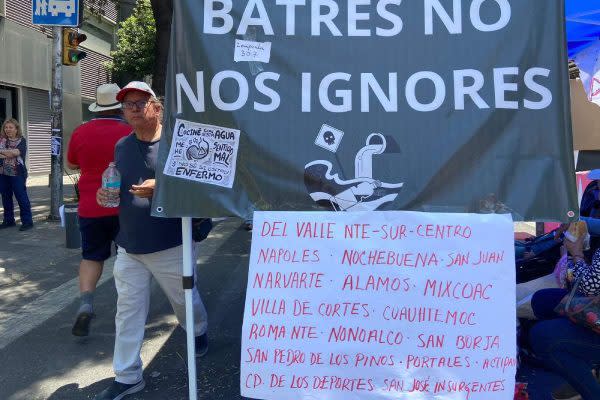 protestas agua-Benito Juárez