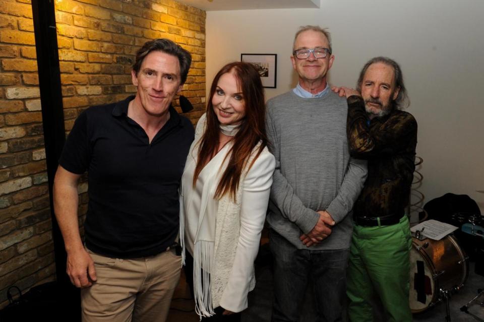 Good company: Rob Brydon, Judith Owen, Harry Enfield and Harry Shearer (image: Roger Goodgroves)