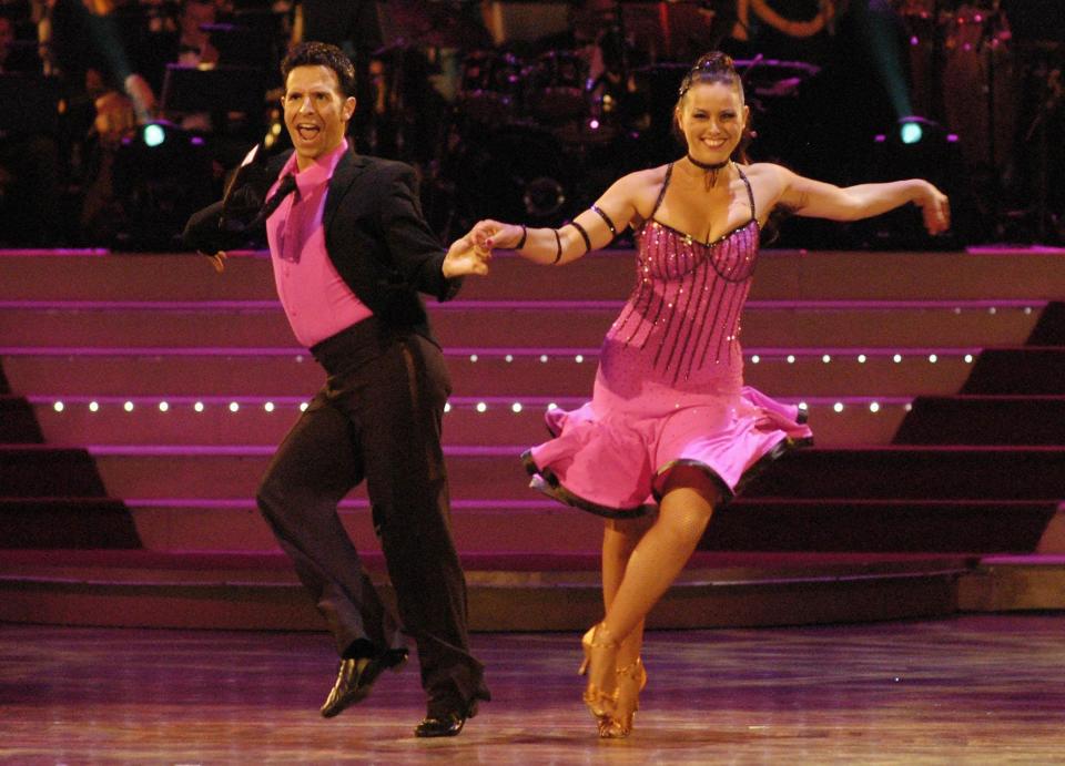 Contestants Jill Halfpenny and Darren Bennet during the final of BBC show Strictly Come Dancing at Blackpool Tower in Blackpool.