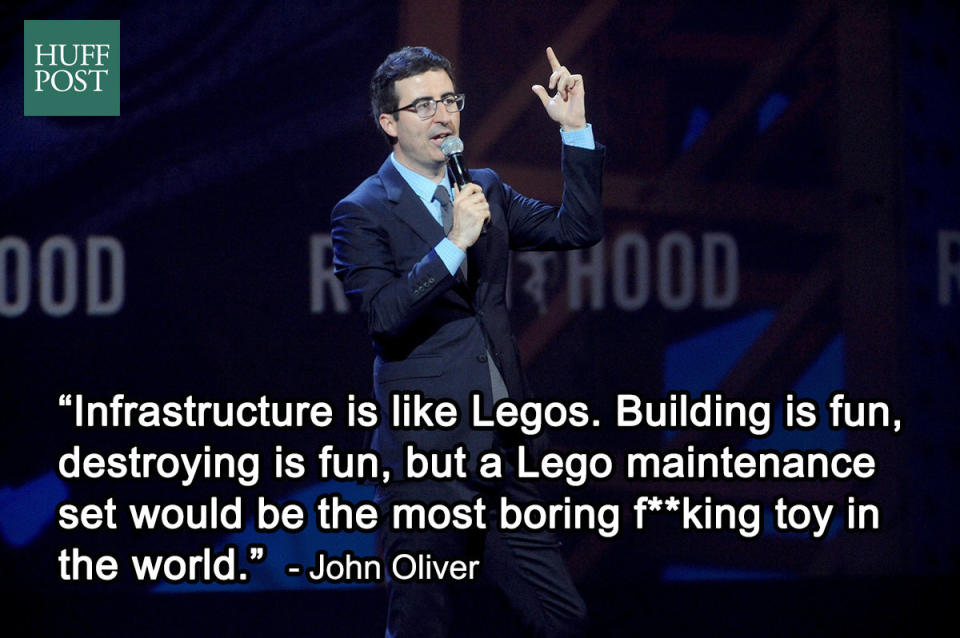 <a href="http://www.huffingtonpost.com/2015/03/02/john-oliver-infrastructure-video_n_6783818.html" target="_blank">"Last Week Tonight" March 2015</a>