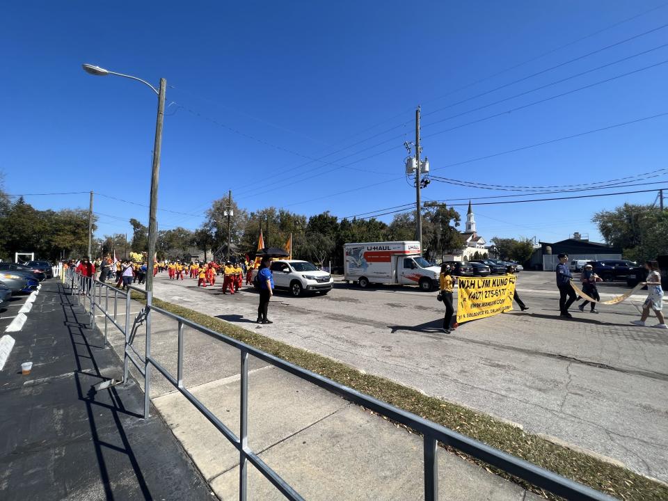 Local Asian organizations, City of Orlando and Orange County officials led the parade to celebrate the Lunar New Year.