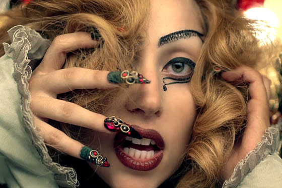 Lady Gaga's manicure in her latest music video for "Judas" is one of the wildest ones we've seen.