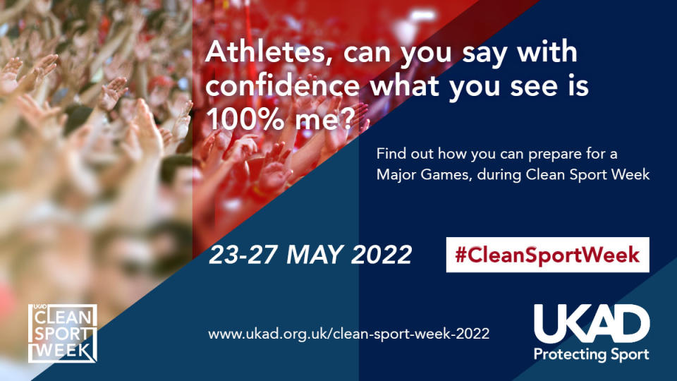 Clean Sport Week runs from the 23-27 May.