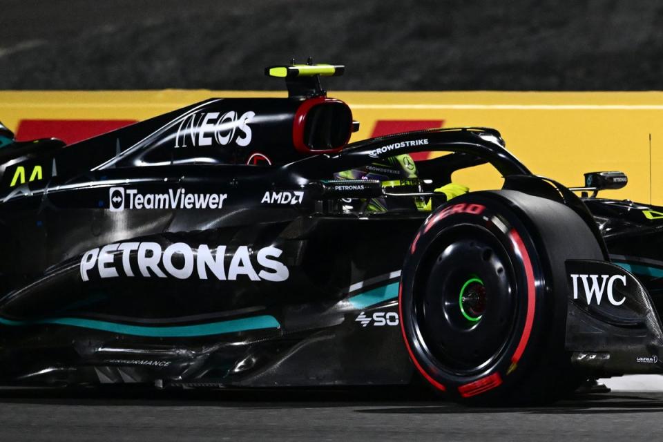 Lewis Hamilton and Mercedes have again struggled this season (AFP via Getty Images)