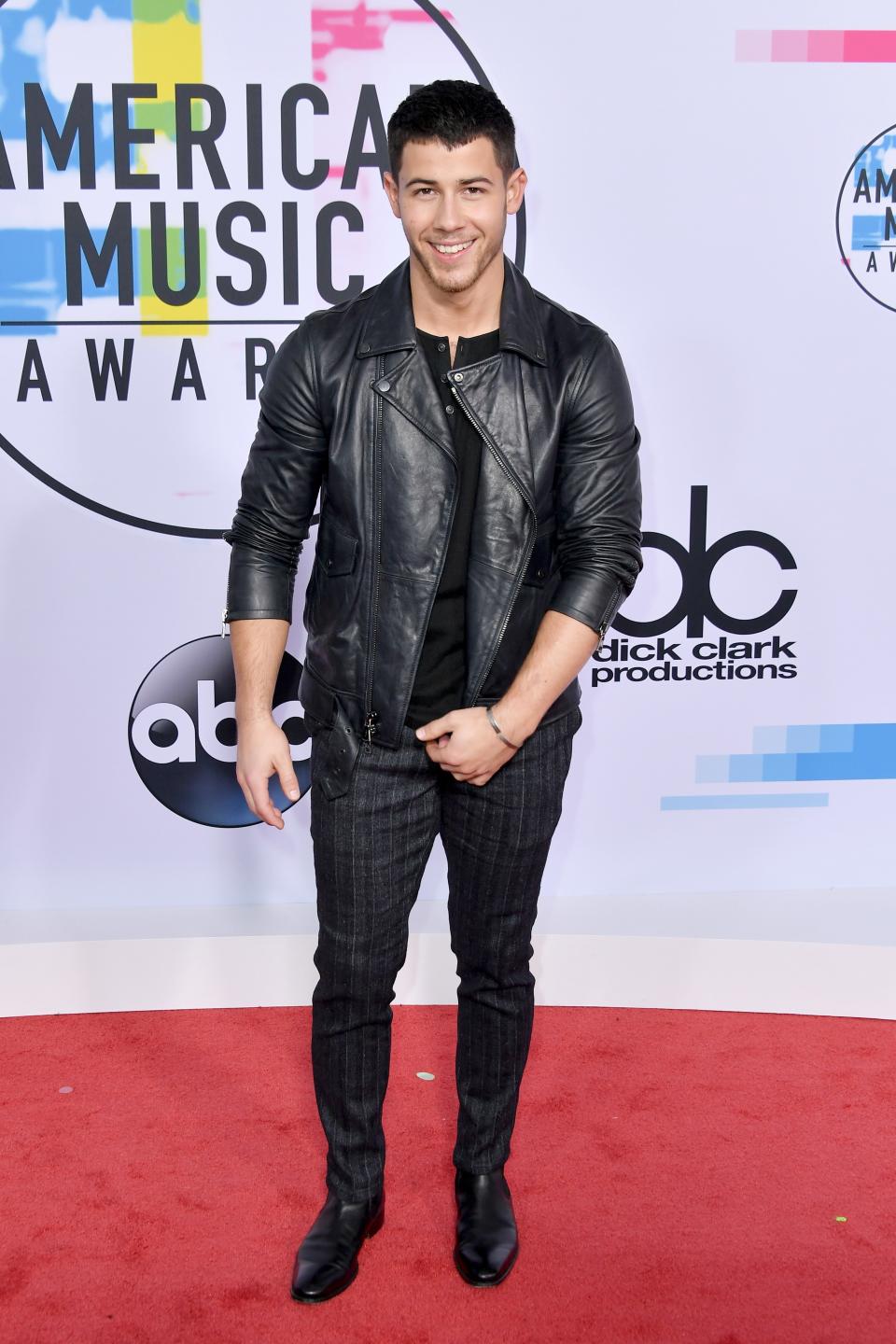 Nick Jonas in John Varvatos