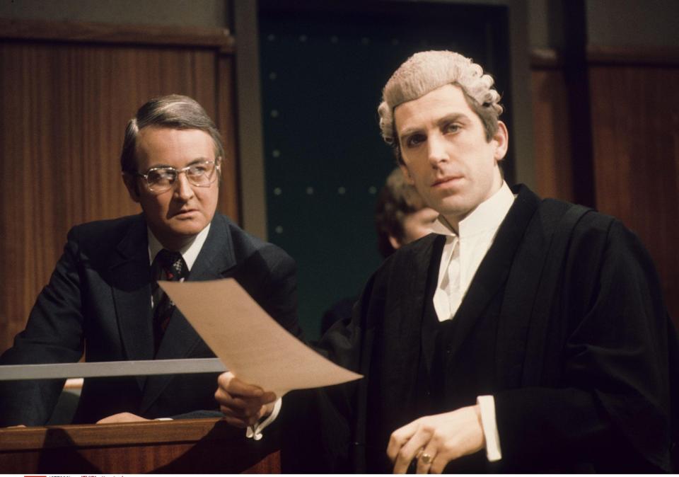 As barrister Stephen Harvesty in Crown Court - ITV/Shutterstock