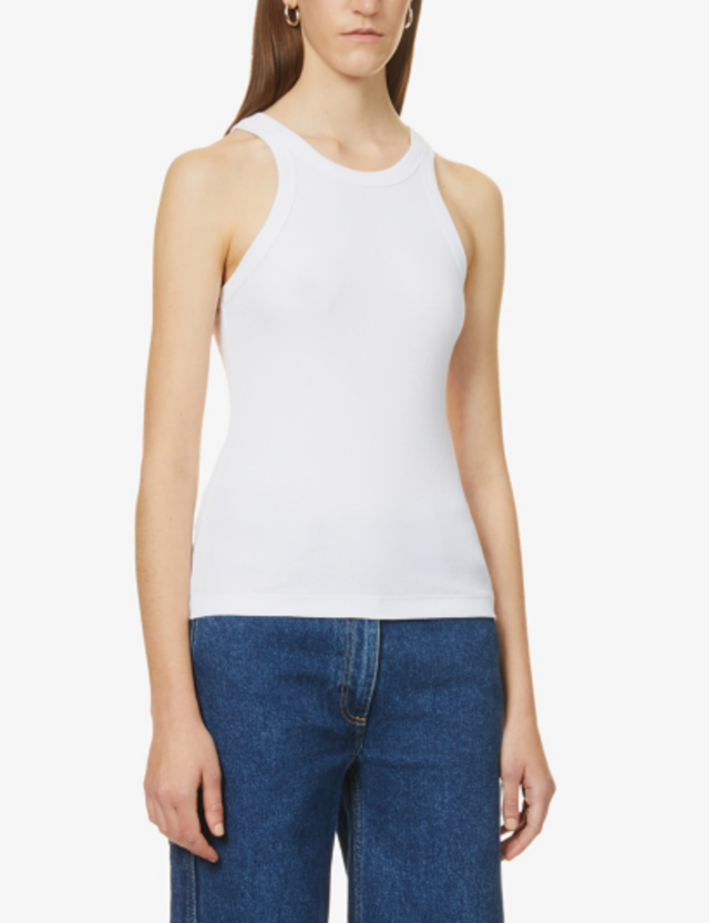 The 'wife pleaser' — why white tank tops are having a renaissance