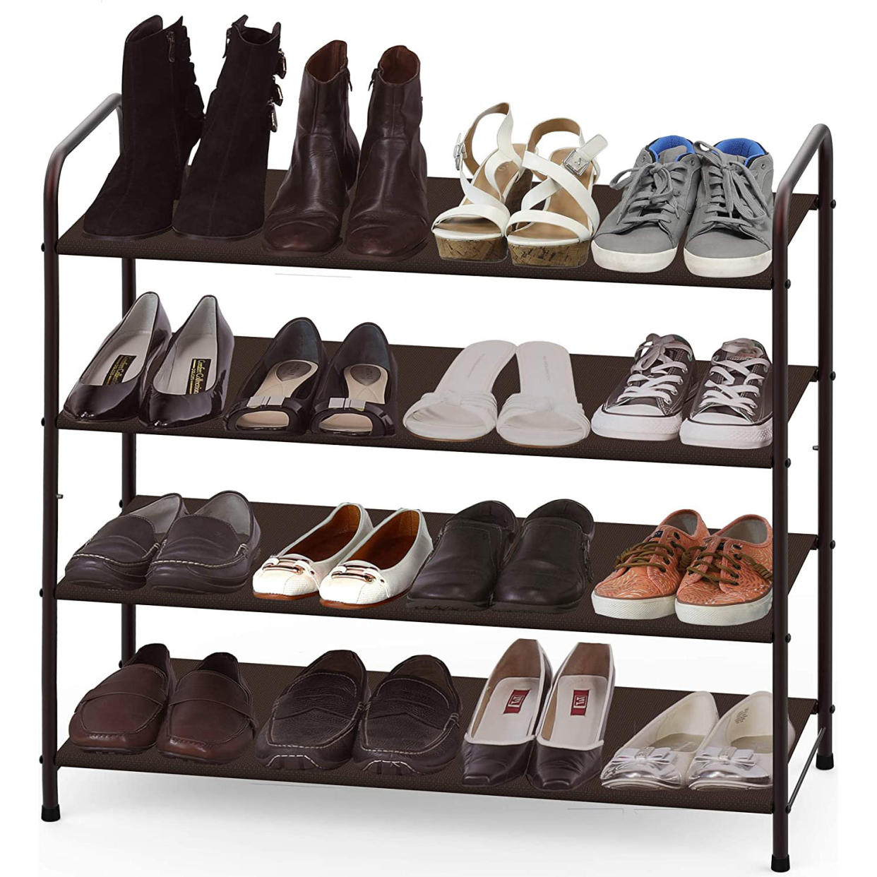 best shoe racks, Simple Houseware 4-Tier Shoe Rack
