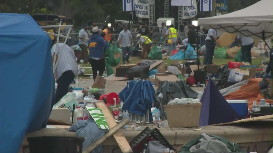 UCLA Protest Encampment Cleared